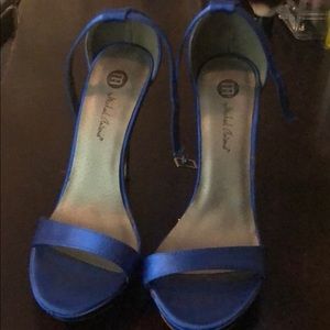 Blue heels